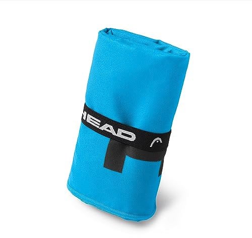 HEAD Active - Strandtuch Mikrofaser 180x90 Handtuch Set mit Gummizug, Duschtuch Flauschiges Leichtes, Schnell Trocknendes Fitness Handtuch Saunatuch Saugfähiges Badetuch Platzsparende Reisehandtücher