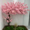 Künstlicher Rosa Kirschblütenbaum,Seidenblume Baum,Handgefertigte Gefälschte Sakura-Seidenblumendekoration,Perfekt Für Heimdekoration,1.2x0.8m