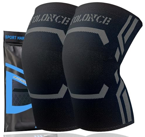 Ginocchiera Sportiva Supporto per Sport,Tutore Ginocchio per Menisco,Ginocchiere Palestra,Supporto per Ginocchio per Artrite,Stabilizza l'articolazione e i Muscoli,Dolore alle Articolazioni,Nero,M