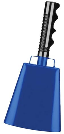 Ldabrye Laute Kuhglocken aus Metall, 22,9 cm, für Sport-Fans, Event-Enthusiasten und Partygänger, Abschlussfeier