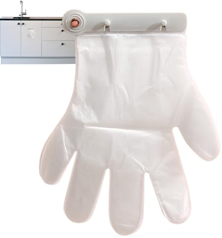 Gloves Clip Gloves Holder 100 Pcs Kitchen Gadget Organizer Dispenser | Holder Home Supply, Restaurant Supply for Food Handling, Cleaning, Hairdressing, Party, Catering, Car Washing