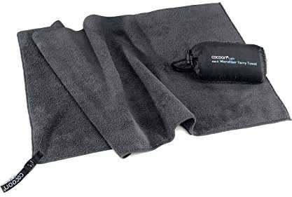 Cocoon Terry Mikrofaster Handtuch Light X-Large grau, Koala