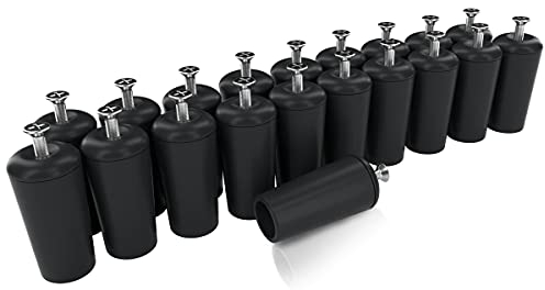 markiso® Rolladenstopper offen in Anthrazit, Rollladen Anschlagstopper für Rollo & Jalousie 40mm lang inkl. Schraube & Dichtung | Rollladenstopper in verschiedenen Set´s