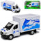 Mercedes-B Sprinter W906 Fischmarkt Koffer Weiss Modell 2006 Ab Facelift 2013 ca 1/43 1/36-1/46 Welly Modell Auto mit individiuellem Wunschkennzeichen