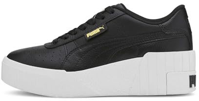 PUMA Cali Wedge Wn's, Zapatillas, Mujer, Negro (Puma Black/Puma White), 39 EU
