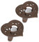 Set of 2 Cast Iron Tea Light Candle Holders Outdoor Garden Tealight Hot Plates