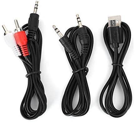 Bluetooth 5.0 Cinch-Empfänger, 3,5-mm-AUX-WLAN-Adapter, NFC-Audioempfänger mit rauschreduzierender HiFi-Klangqualität für TV/Auto/PC