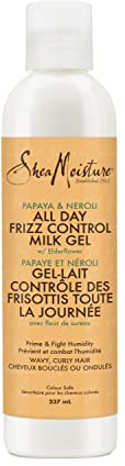 Shea Moisture SheaMoisture Milk Gel pour cheveux ondulés, cheveux bouclés, papaye et néroli, sans paraben, 237 ml