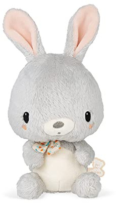 KALOO - Choo - Mini-Peluche Bébé Bonbon Le Lapin - 19 cm - Fonction Papier Bruissant - Eveil et Stimulation de l'Ouïe - Douce et Moelleuse - Dès la Naissance, K971804