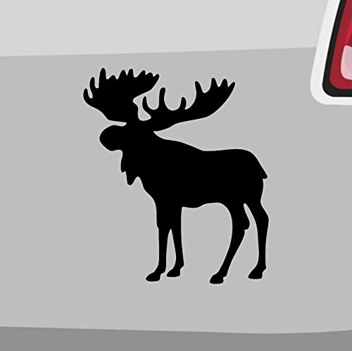 Elch Aufkleber -6 Größen 21 Farben- Moose Schweden Norwegen Alia Finnland Geweih
