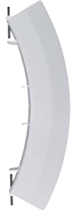 easyPART Kompatibel/Ersatz für BOSCH 10009732 Türgriff Griff weiß Öffner mit Achsen Kunststoff Waschmaschine Waschgerät Siemens passend Constructa Koenic was24 wab28 wab20 wab16 cwf08 cwf14 cwf11