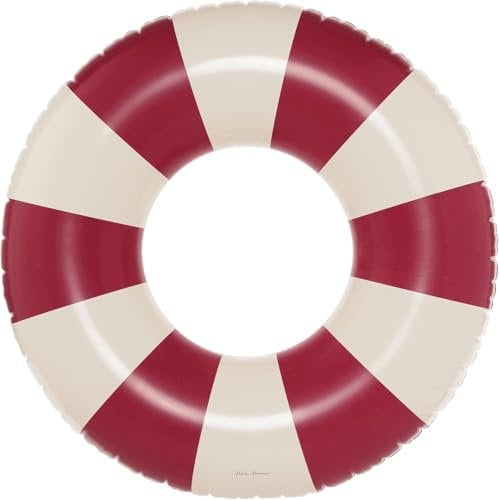 Petites Pommes Schwimmring Schwimmhilfe Ø45-120cm für Kinder und Erwachsene (Ruby Red, 120cm)