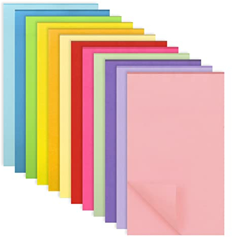 Farbige Haftnotizen, Haftnotizen Klebezettel, 420 Blatt Selbstklebende Haftnotizzettel für Büro Zuhause Schule Sitzung 12 Farben 76 * 127mm
