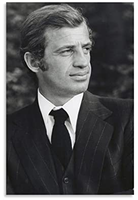 NANXIANG Jean-Paul Belmondo Poster berühmter französischer Schauspieler Poster Gemälde auf Leinwand Wandkunst Poster Scrollbild