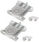 MIVIDE 4pcs Coulissantes pour Porte de Garde-Robe, Rouleaux de Porte Coulissante en Nylon, Roulette Porte Coulissante pour Porte, Placard, Penderie