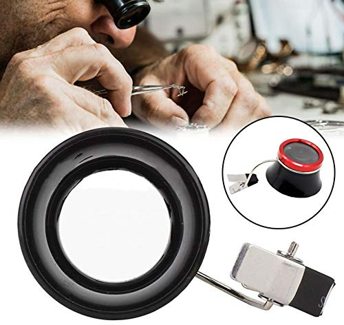 NATWEE Vergrößerungsglas, 10-fache Monokular-Lupe, tragbares Mini-Lupe-Objektiv, Brillen, Uhrmacher-Werkzeug, Juwelier-Reparatur-Uhren-Werkzeug It's so Kind of You
