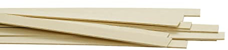 Listelli in compensato da 3 mm, lunghezza 51 cm, confezione da: 1 pezzo, lunghezza (cm): circa 51 cm