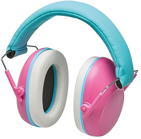 Gebol Gehörschutz Safety Kids Comfort, SNR 24 dB, faltbar, Rosa/Blau | Für Autismus, Konzert & Basteln, SNR 24 dB, für 4-10 Jahre, mitwachsend verstellbar, weiche Polster, faltbar