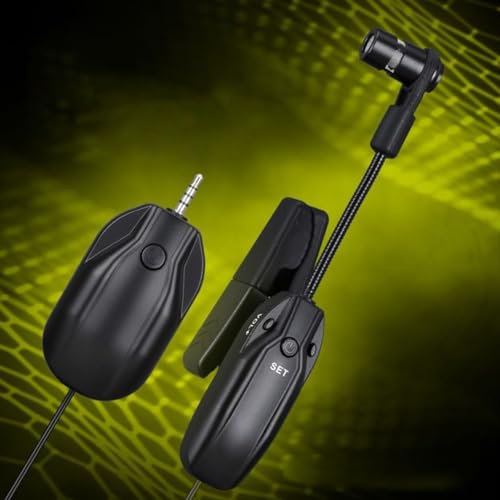 SPORTARC Sassofono Microfono Ricevitore Trasmettitore Per Sax Tromba 6.35 Spina 3.5mm (W7 M1)