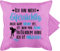 Shirtracer Kissenbezug - Valentinstag Partner Kissen Ideen - Ich Bin Nicht Eifersüchtig - meins ist ist meins - 50 x 50 cm - Pink - liebeskissen mit Spruch liebes Geschenk walentinstag angeleckt