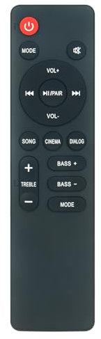 AULCMEET Fernbedienung Ersatz passend für AudioAffairs Soundbar Audio Speaker SB 010 SB-010 SB010
