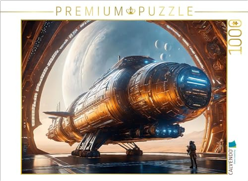 Puzzle · Rückkehr eines Raumgleiters ins Mutterschiff | Raumschiffe und Ufos · 1000 Teile · Lege-Größe 64 × 48 cm · CALVENDO Puzzle