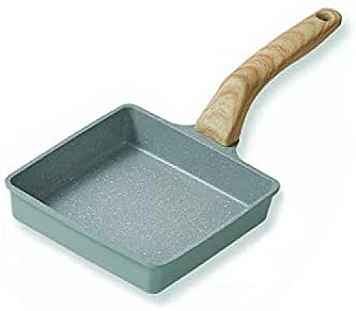 GaRcan Japanische Omelettpfanne, Eierpfanne, für Herd und Induktion, Frühstückspfanne mit Antihaftbeschichtung, 20 x 15 cm