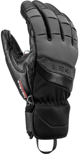 LEKI Griffin Base 3D Handschuhe, Black-Graphite, EU 8