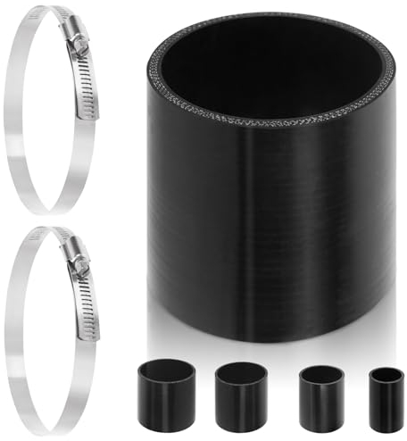 Swpeet 3 pièces 3 pouces - 76mm 4 couches renforcé droite silicone tube avec 72-95mm 304 en acier inoxydable t - boulon tuyau clip Kit voiture silicone tube pour Turbo admission Intercooler