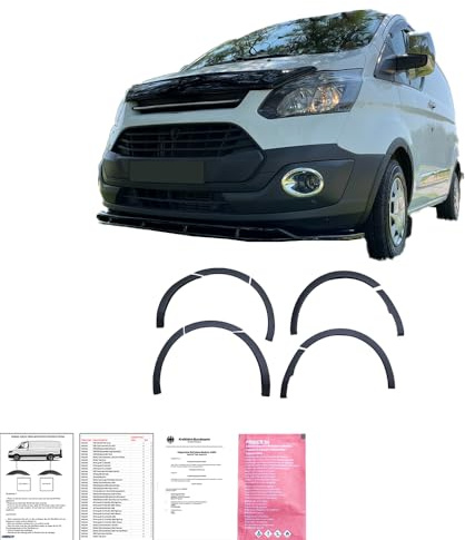 Radlaufschutz Radlaufleisten kompatibel mit Ford Transit Custom MK1 2012-2018 10 TLG. mit ABE TÜV