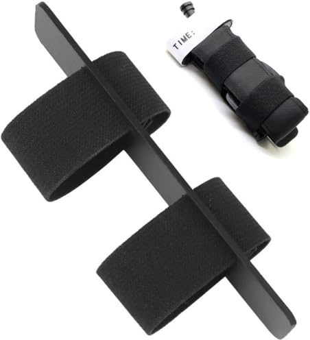 Táctico MOLLE Soporte de torniquete de emergencia TQ Correa Militar Ejército Medic Primeros Auxilios Combate Trauma Kit CAT (negro)