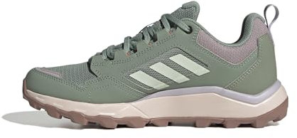 adidas Women's Tracerocker 2.0 Trail Running Shoes, Silver Green/Linen Green/Warm Clay, 6 UK
