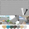 Brise Vue Occultant 1.3 x 3 m, Protection UV Résistant Déchirures et Au Vent Protection Contre Les Regards Panneau de Clôture Brise, with Rope, pour Balcon, Gris