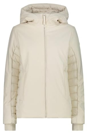 CMP - Damen Softshelljacke mit fester Kapuze, Vanille, 50