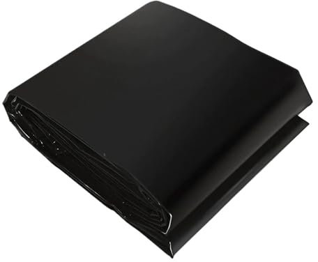 SynapSYA Membrane d'étang Revêtement imperméable Peau de Poisson Toile de Piscine de Jardin Bâche sous-Couche Robuste Noire Liner De Bassin