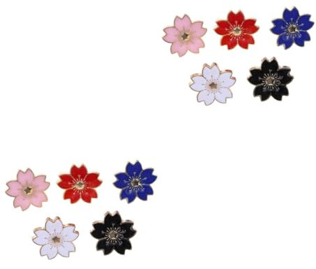 LIFKOME 10 Pièces broche fleur for women Broche de fleur boucles d'oreilles turquoise blanche Bijoux pour femmes bijoux broches goupille épingle à élégante femme broche femme