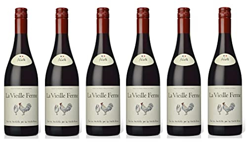 6x 0,75l - 2024er - Famille Perrin - La Vieille Ferme - Rouge - Vin de France - Frankreich - Rotwein trocken