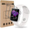 VSEER 2 Stück für Panzerglas für Apple Watch Series 4/5/6/SE 40mm Schutzfolie, Splitterfest Anti-Scratch Apple Watch 40mm Folie