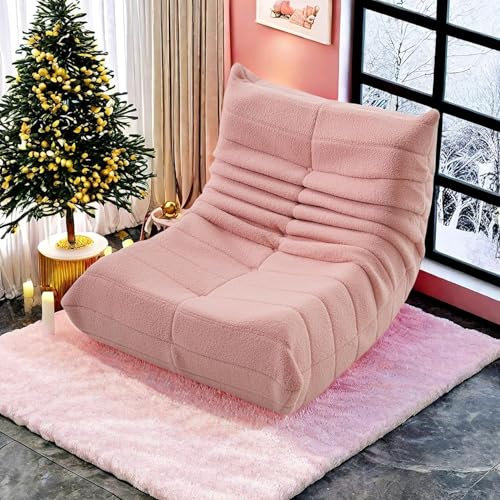 Lazy Einzelsofa, Bodensofa, fauler Sessel, Lesesessel, bequem, Relax, Sessel, Sofa, für Wohnzimmer, Schlafzimmer, Balkon (Grün)