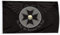 Bandera de templarios negros para decoración de interiores y exteriores, 3 x 5 pies, poliéster de doble costura con ojales de latón