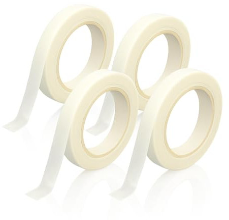 4 Ruban Flower Tape Narrow,Ruban Adhésif Fleuriste En Papier, Floral Tape and Floral Wire, Arrangemen,Each Roll 12mm X 18m Ruban De Fleuriste,Scotch Double Face Pour DIY, Craft