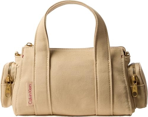 Calvin Klein Webbing Strap Canvas Pocket Bag Lv04f3464g Crossover