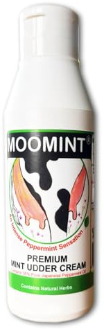 MOOMINT Udder Mint Cream with 35% Pure Japanese Peppermint Oil - Proven Formula for Over 30 Years - Travel Size - 100ml