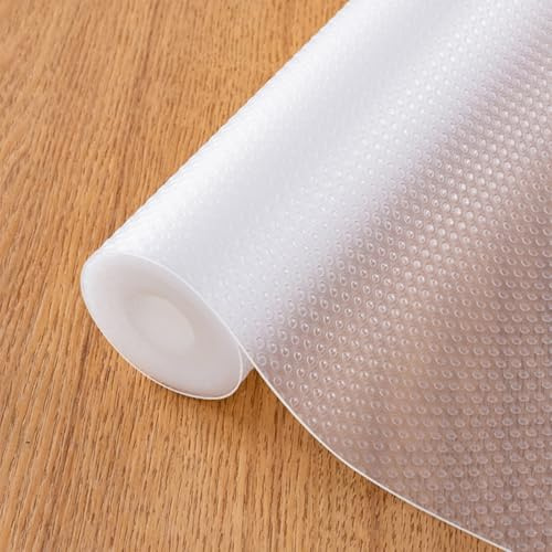 60 x 500 cm Antirutschmatte, Schubladen Küche Schubladen Einlagen | Schubladenmatte rutschfeste Einlagen für Schrankpapier und Kühlschran Regale, Schrankfolie Küche, Regale Sauber Hält