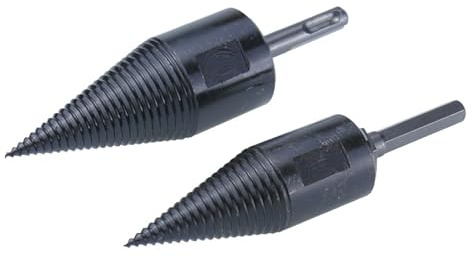 1PCS Drill Bit Chop Wood Splitting Tool Splitting Cone Log Splitters Wood Breaking Machine Breaker Firewood Chopper(42mm,Round)