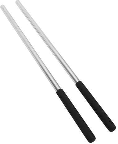 Zerodis 2Pcs Garage Door Torsion Spring Adjustment Tool, Heavy Duty Winding Rods with 1/2 Inch Diameter 17.2 Inch Length Non Slip Knurled Handle for Precise Tension Control