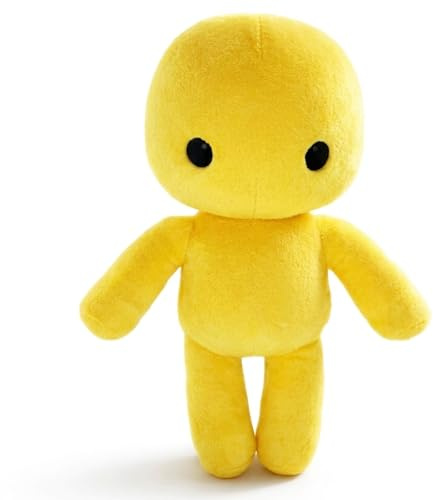 JazRvr Gelbes Plüschtier, 30 cm Weiches Kuscheltier für Kinder und Erwachsene, Heimdekoration und Reisebegleiter, Vielseitiges Plüsch Spielzeug mit Weicher Textur, Geschenk für Jungen und Mädchen