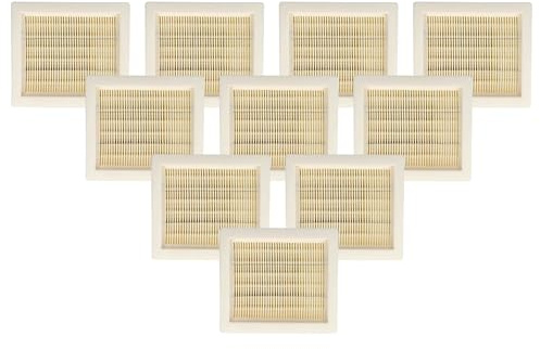 vhbw 10x Flachfaltenfilter H11 Ersatz für Würth 5701700003 für Staubsauger