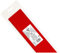 Clairefontaine 95106C - Blisterpackung mit 1 Blatt Krepppapier gefaltet, Qualität 75%, 2,50x0,50m, ideal für Deko und Bastelaktivitäten, Rot, 1 Stück