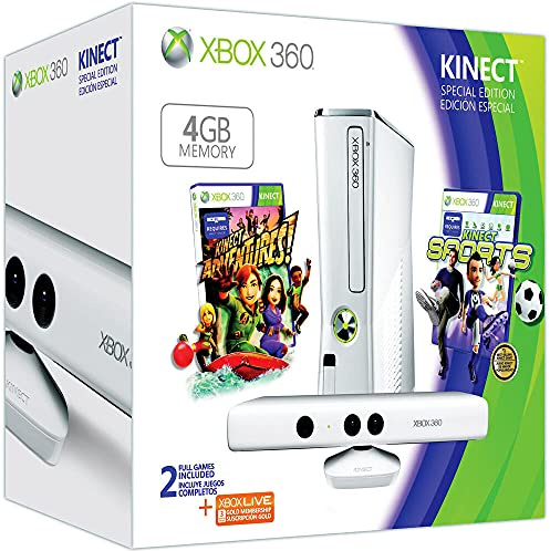 Xbox 360 4 GB Kinect + Kinect Sports Bundle (Limitierte Edition)